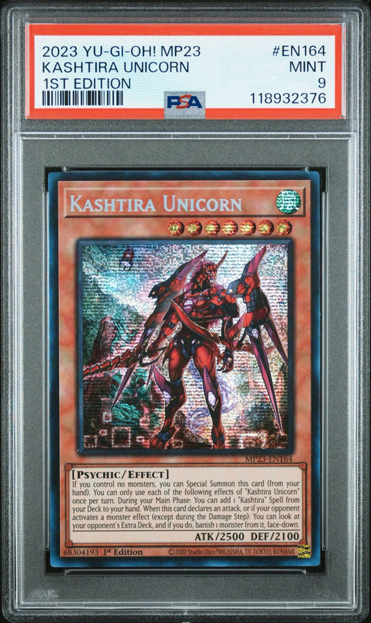 YuGiOh - Kashtira Unicorn MP23-EN164 PSA 9