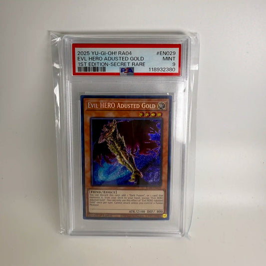 YuGiOh - Evil Hero Adusted Gold RA04-EN029 PSA 9