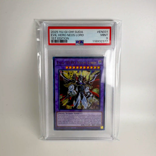 YuGiOh - Evil Hero Neos Lord SUDA-EN031 PSA 9