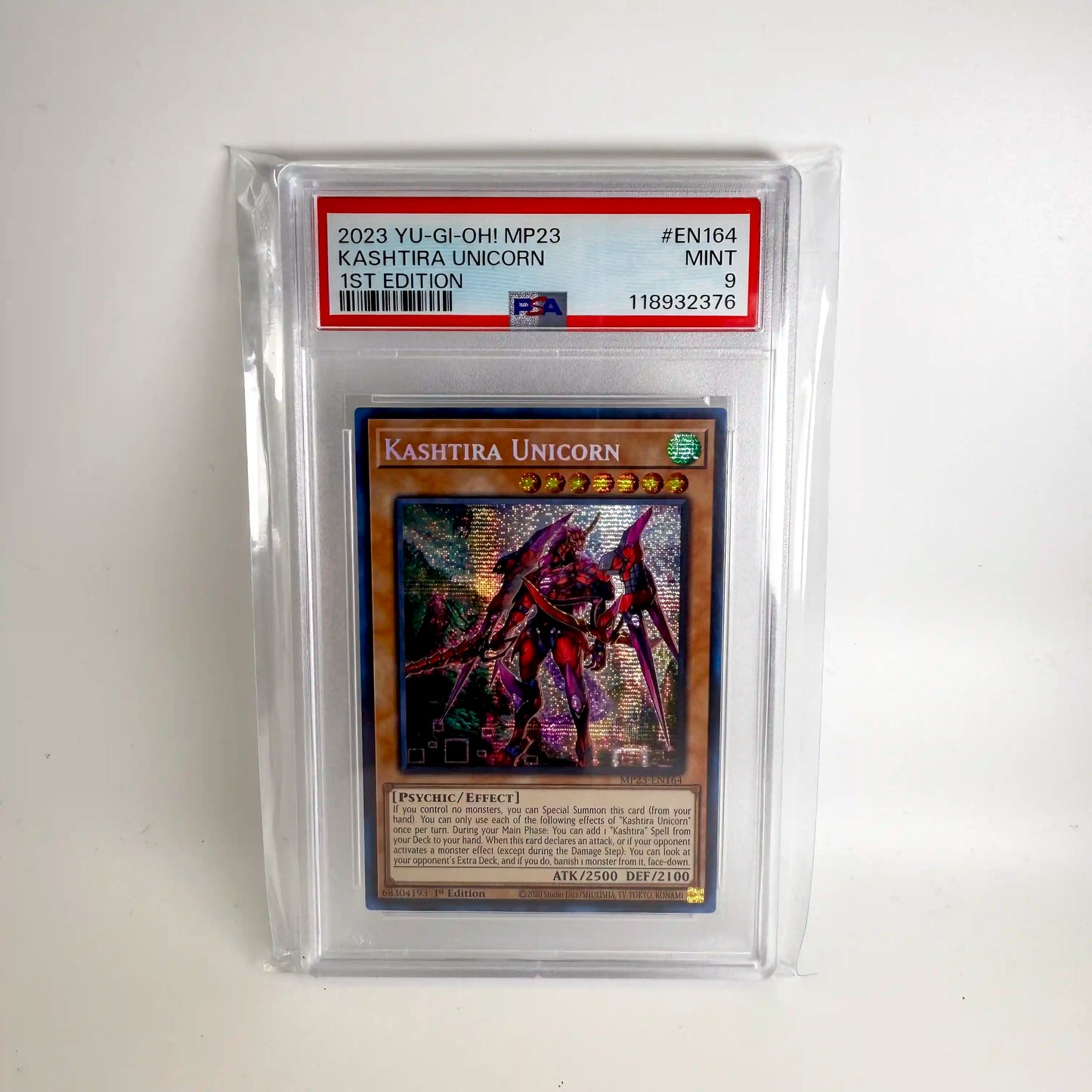 YuGiOh - Kashtira Unicorn MP23-EN164 PSA 9