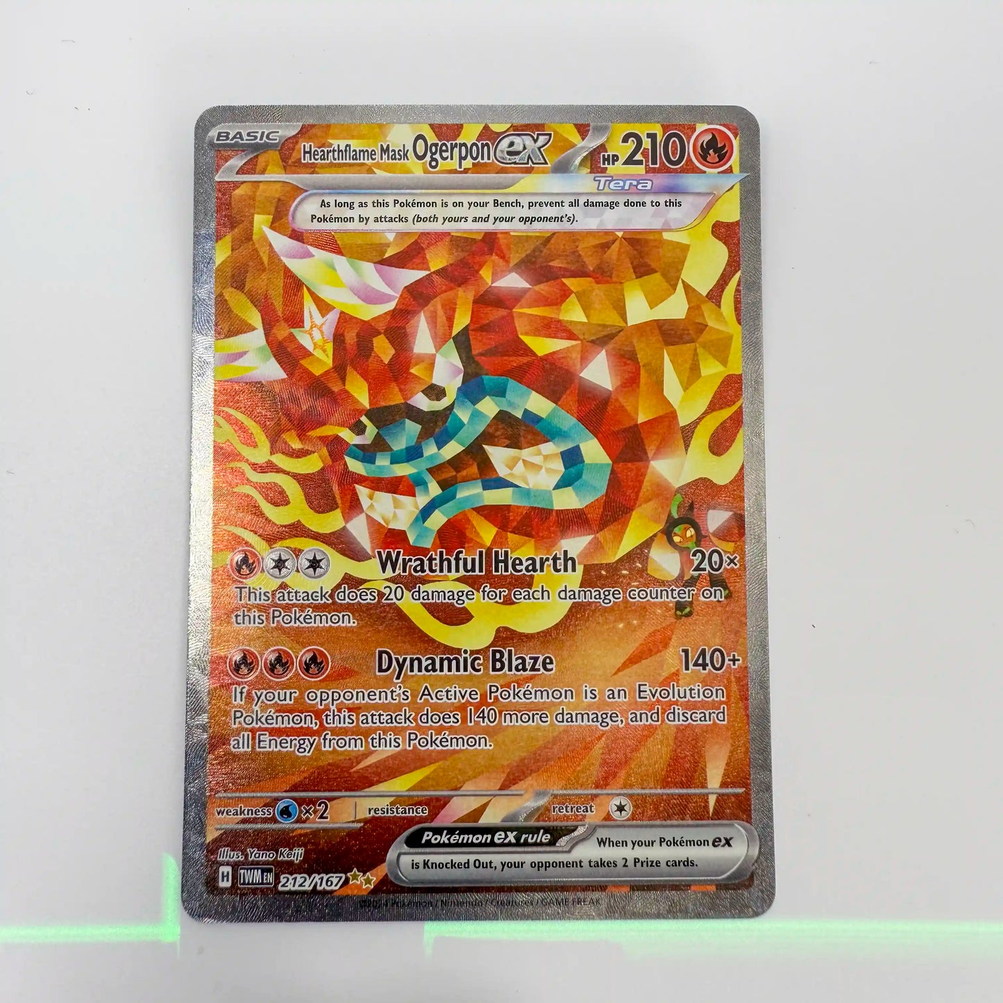 Pokemon - Hearthflame Mask Ogerpon EX #212