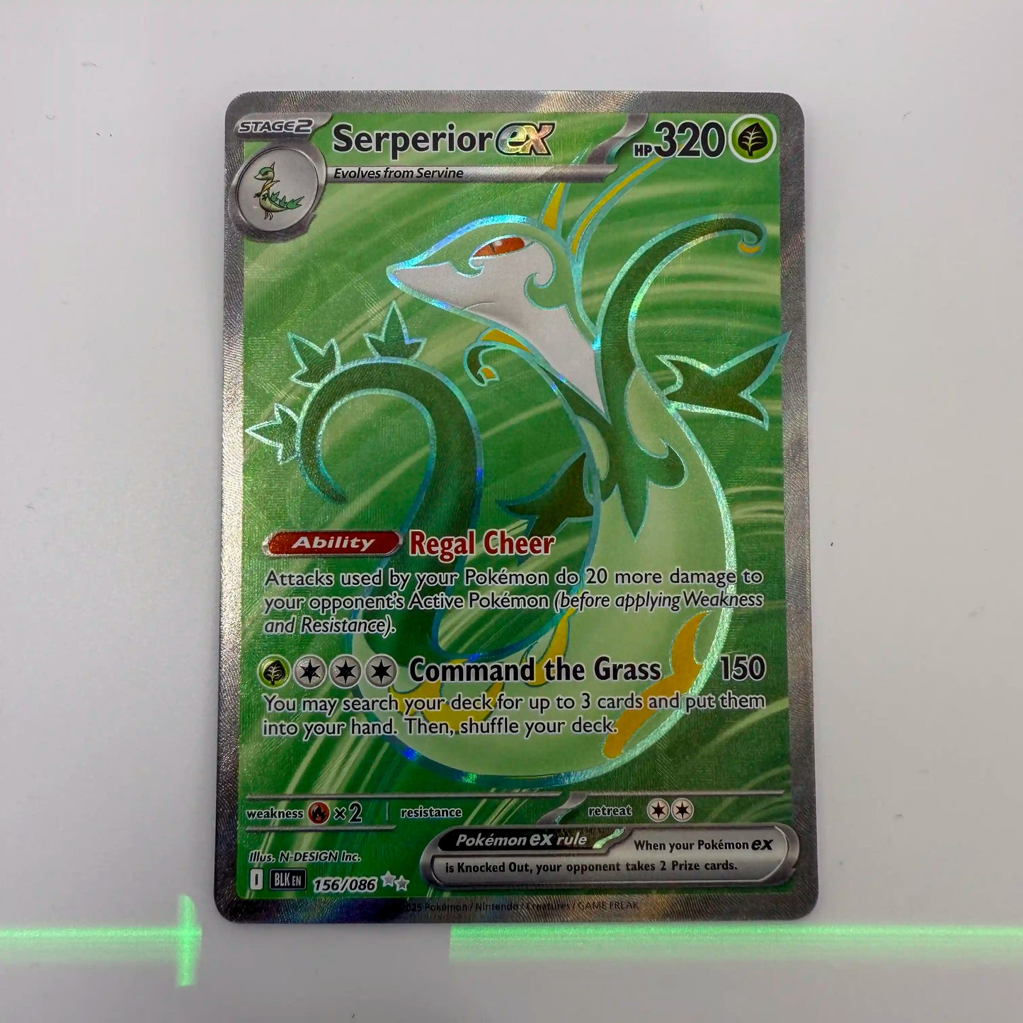 Pokemon - Serperior EX #156